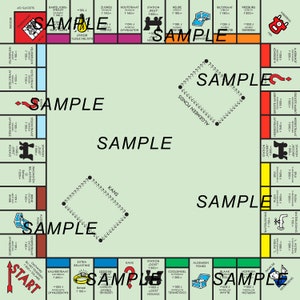 Monopoly,Board games,Printeble,DIY Monopoly games,puzzle
