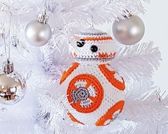 Patron boule de Noël au crochet, crochet, pdf