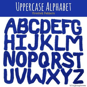 Crochet ABC Letters Pattern, Soft Letters, Play Letters, Soft ABC, Crochet Alphabet Pattern, Soft Alphabet