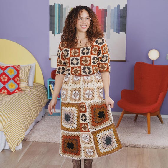 square neck crochet dress Vintage 70s Crochet Dress Pattern Square Neck Long Lacy Dress 4 Sizes 32-38" Bust Fingering 4 Ply Yarn PDF INSTANT DOWNLOAD