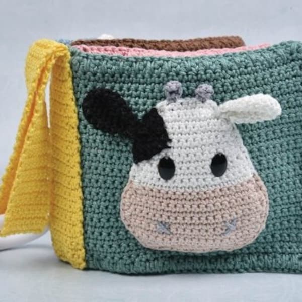 Crochet book-children's book-baby book-buggy book-crochet pattern-animal farm booklet-instant download