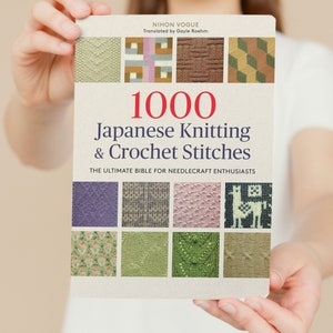 E-Book, 1000 points de tricot japonais au crochet, tricot, crochet, pdf, téléchargement immédiat image 3