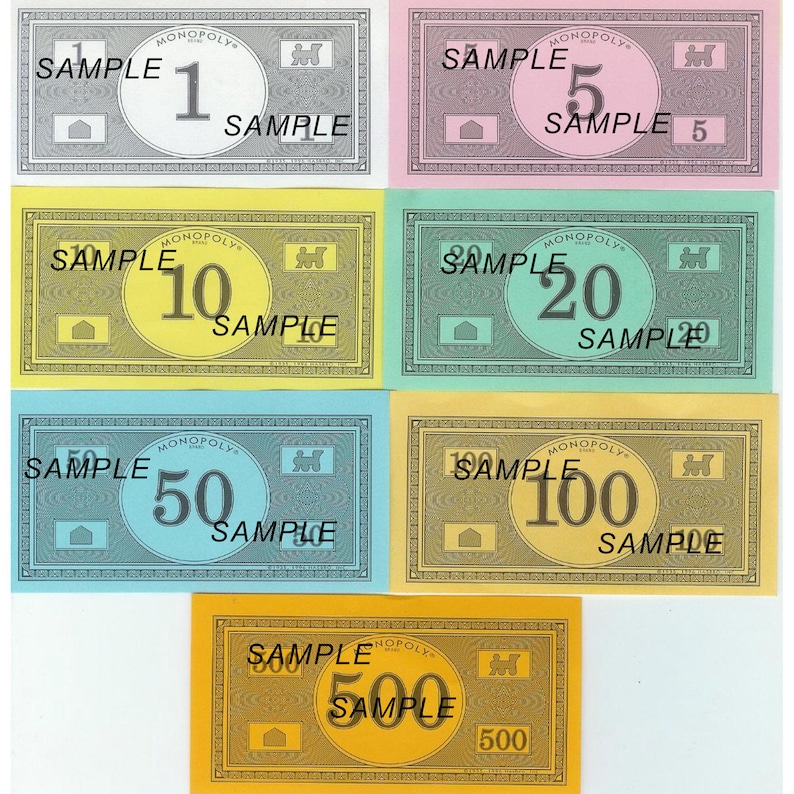 Monopoly,board Games,printeble,diy Monopoly Games,puzzle Etsy