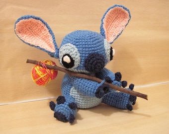 Amigurumi Stitch Crochet Pattern – Lilo and Stitch (PDF Pattern)