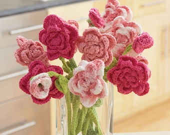 Crochet Rose Pattern: DIY Wedding Bouquet & Home Decor PDF Pattern