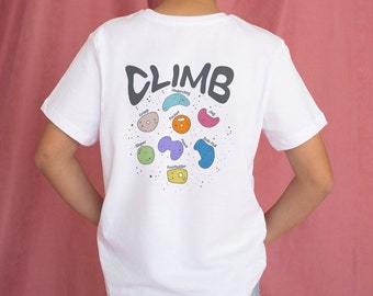 Kids Climbing Shirt, Kids Boulder wall T-shirt, Gifts for Kids, Gift for Climber, Bouldering Shirt, Climber Gift, Shipping From USA
