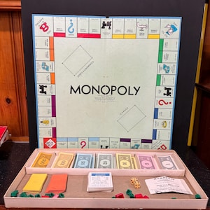 Vintage Monopoly board game