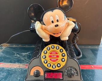 60's ミッキーマウス ゼネラルエレクトリック ラジオ 時計 Vintage 1960 Mickey Mouse General Electric Youth Electronics