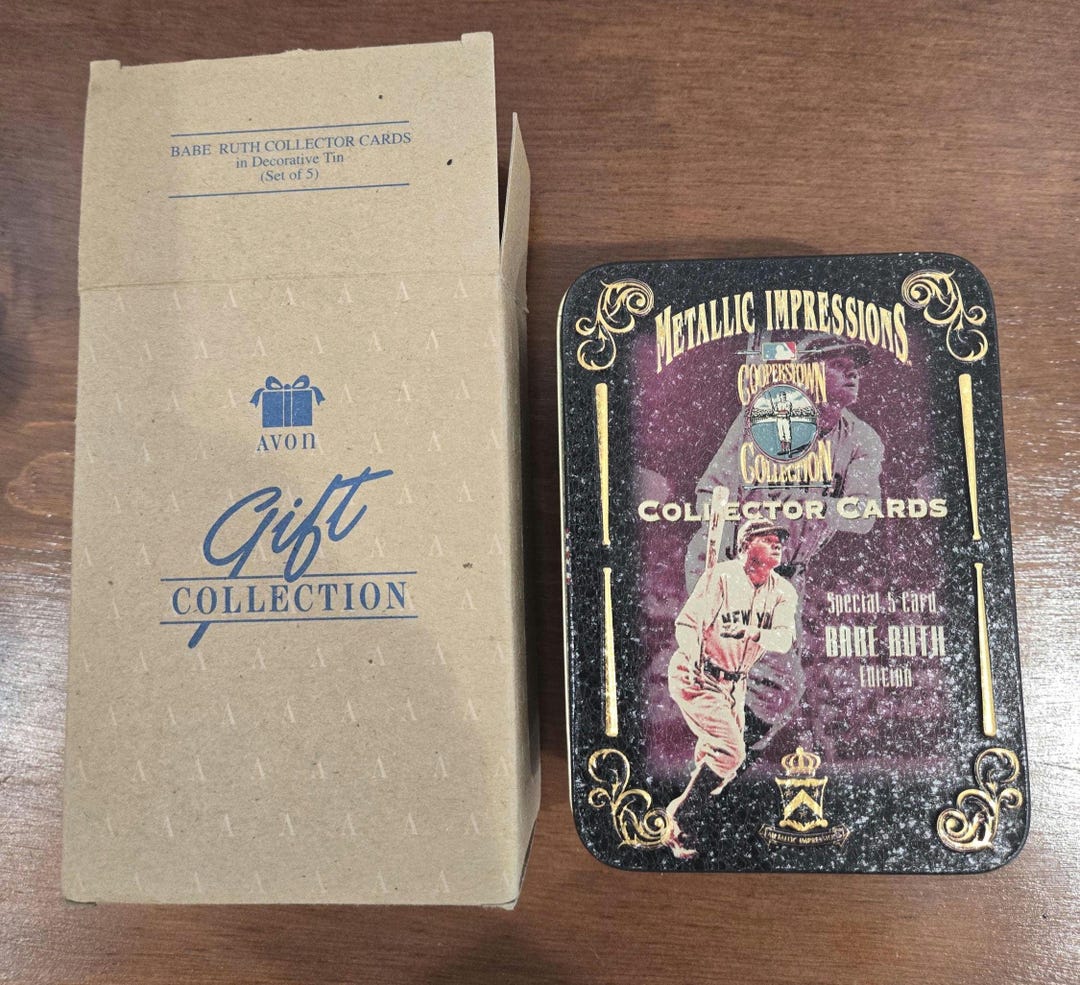 1994 Babe Ruth Metallic Impressions Cooperstown Collection Set - Avon ...