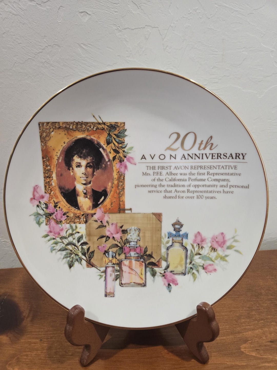 Avon 20th Anniversary Plate - Etsy