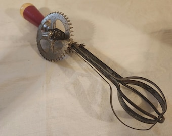 Ekco Handklopfer mit Rotem Griff - Vintage