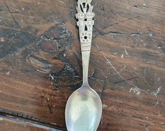 Einzigartiger Vintage Cemel Top Souvenir Löffel