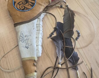 Dekorativer Indianer Stil Jawbone War Keule