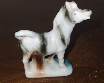 Vintage Zebra Keramik Figur aus Japan