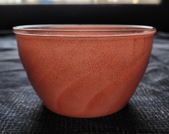 Anderson Erickson Dairy Cottage Käse Glas Swirl Bowl - Rosa