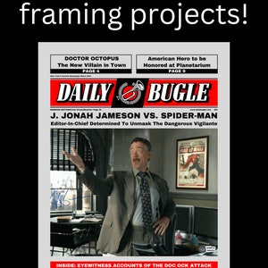 Daily Bugle Custom Made Digital Newspaper, Finished and Ready to Print ...