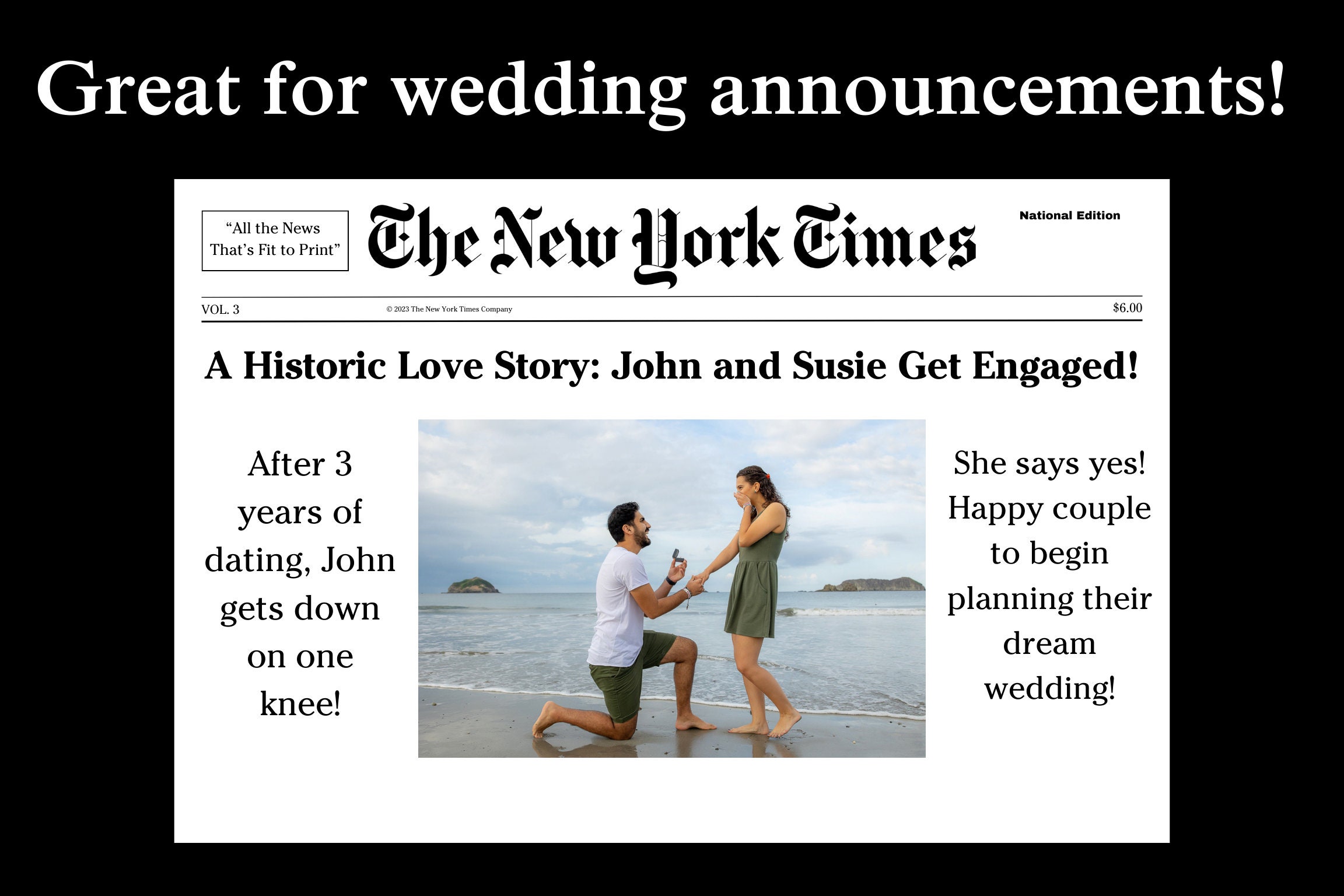 Custom New York Times Newspaper Template Etsy Custom New York Times Newspaper Template Etsy