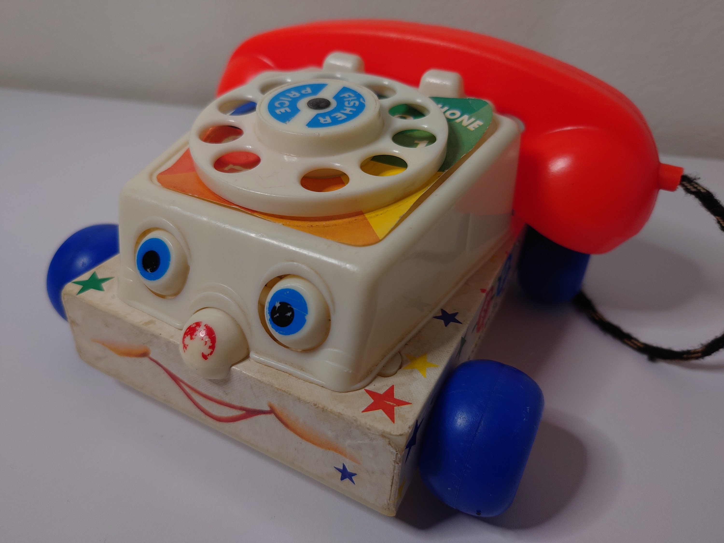 Fisher Price Toy Keychains: Miniature Chatter Phone, Corn Popper