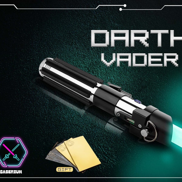 Darth Vader Neopixel Lichtschwert mit Premium-Hülle | Baselit, XenoPixel, Neopixel Star Wars Lichtschwert | duellierendes Lichtschwert