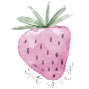 Strawberry Digital Print