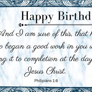 Printable Christian Birthday Verses Christian Birthday Cards - Etsy