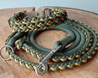 Hundeleine Halsband Einzeln oder Set Paracord Handgefertigt