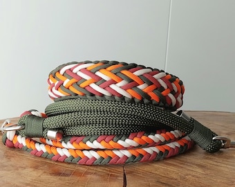 Dog Leash Collar Single or Set Paracord Handmade
