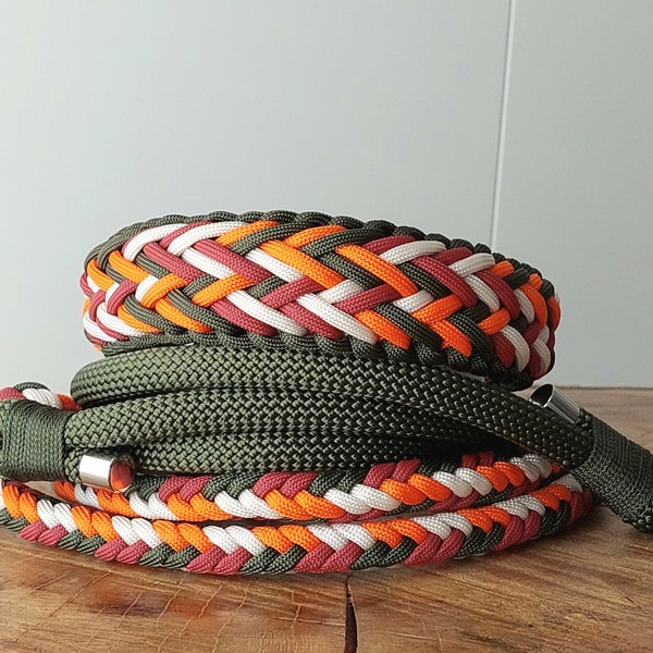 Collier de laisse pour chien simple ou ensemble Paracord fait à la main