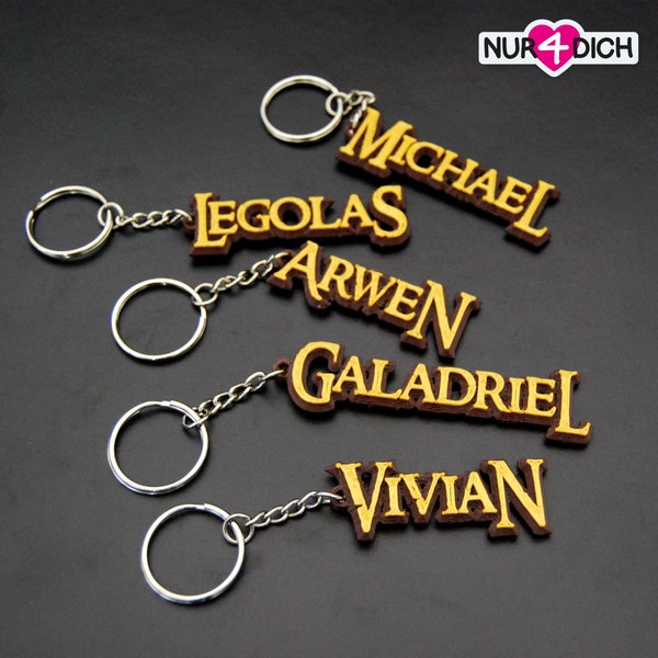 Keychain with your name | Fantasy | Customizable gift