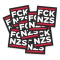 FCK NZS sticker | square | approx. 75 x 75 mm | self-adhesive film