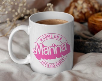 Cup Pink Lady | personalized | Coffee mug with name | Ceramic mug for a birthday, Christmas or just because | with desired name