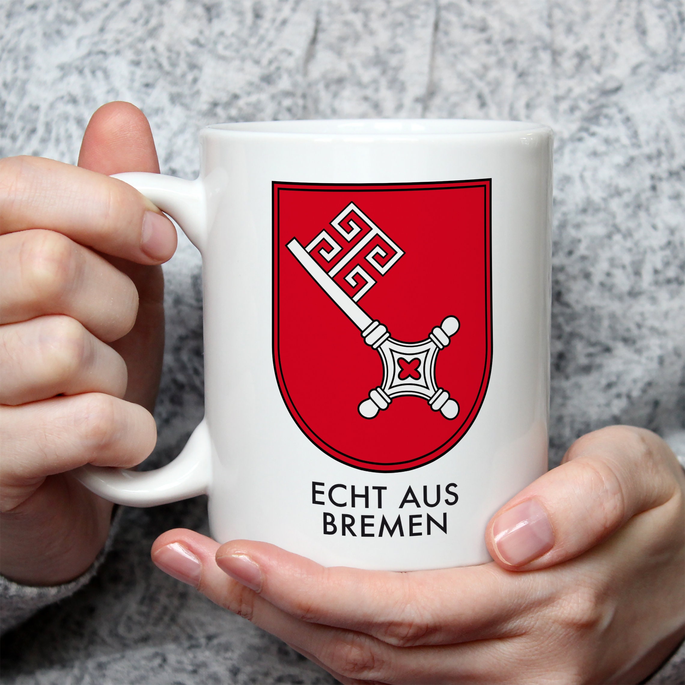 Bremen cup | Coffee mug with Bremen coat of arms | approx. 330 ml capacity