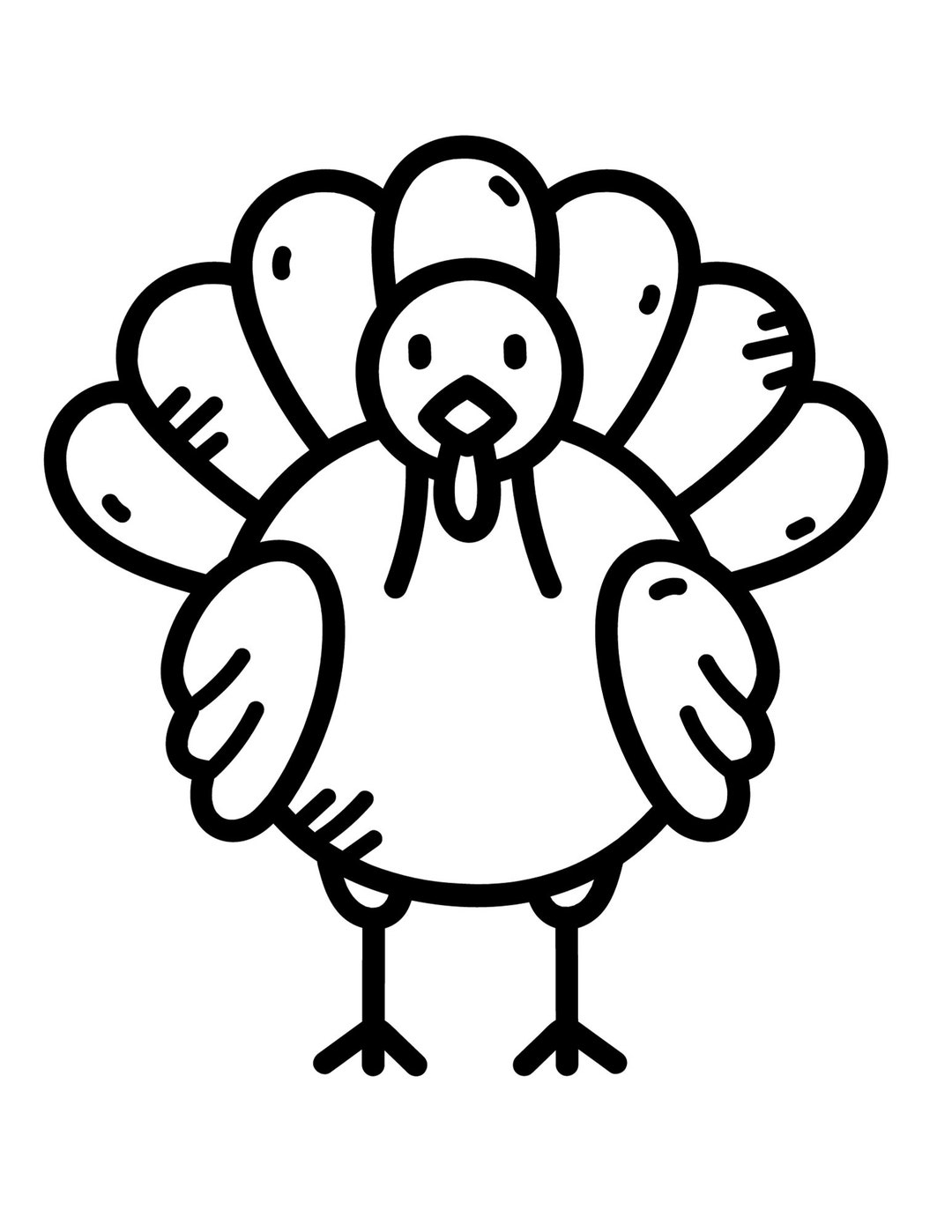 Thanksgiving Coloring Sheet 5 Page Pack Etsy thanksgiving-coloring-sheet-5-page-pack-etsy