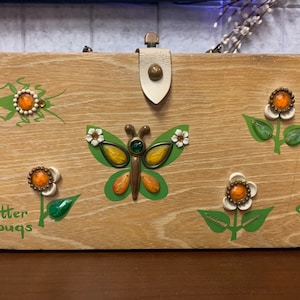 Enid Collins Signed Glitterbug Box Purse