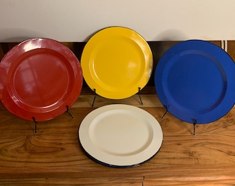 Enamelware Dinner Plates