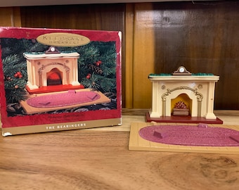 Hallmark Bearingers Flickering Fireplace Ornament