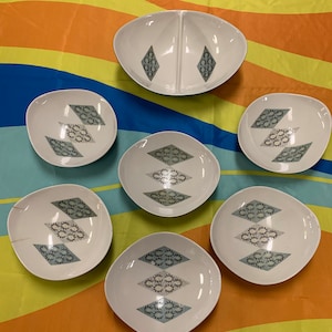 Iroquois Blue Diamonds Bowls
