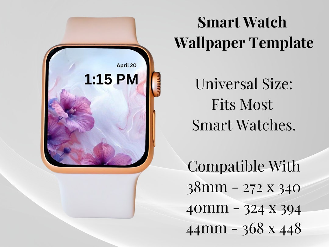 Apple Watch Wallpaper Spring Flowers Png - Etsy