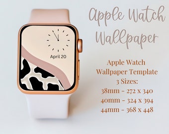 Neutral Leopard Apple Watch Faces Png mm