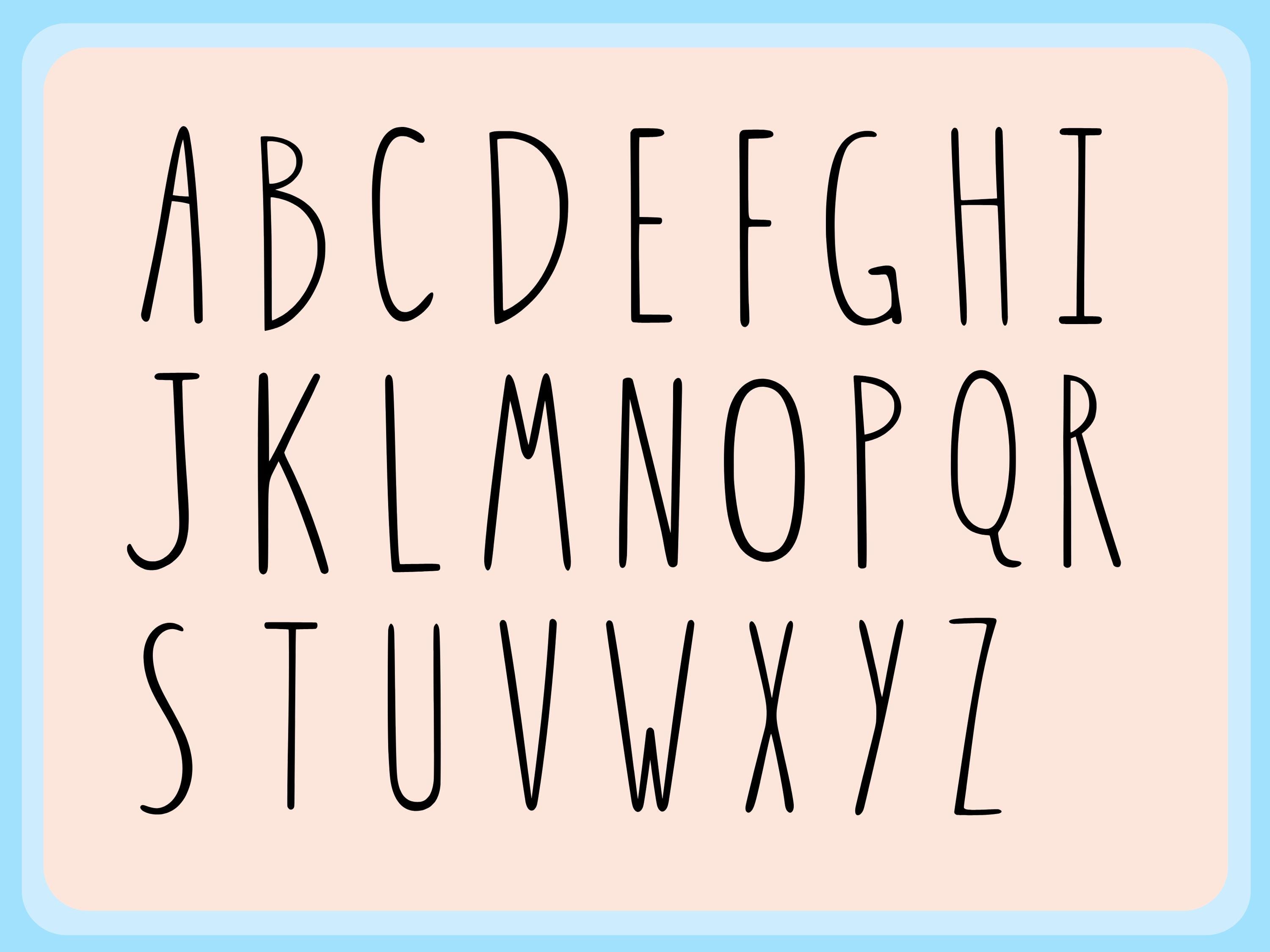 Alphabet Rae Rae Dunn Font Svg, Farmhouse Font, Rae Dunn Alphabet SVG, Skinny ...