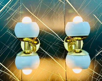 Custom Brass Wall Sconce: Mid-Century Modern Lighting