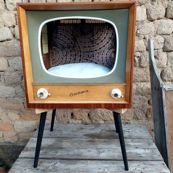 Vintage Tv Console Etsy