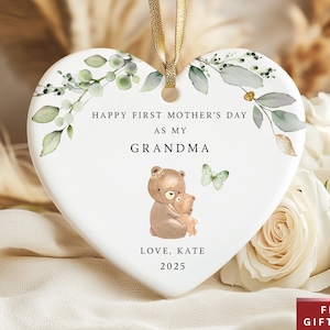 Mothers Day Ornament Grandma New, First Mothers Day Gift for Grandma First Time Grandma Gift Personalized, First Mothers Day as my Nana Gift