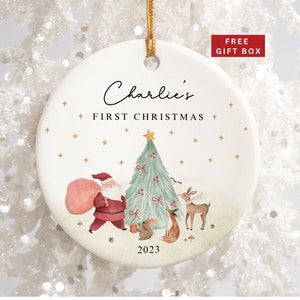 Personalized Baby's First Christmas Ornament 2023, Babys First Christmas Ornament 2023, Babys First Christmas Ornament Personalized 2023