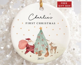 Personalized Baby's First Christmas Ornament 2023, Babys First Christmas Ornament 2023, Babys First Christmas Ornament Personalized 2023