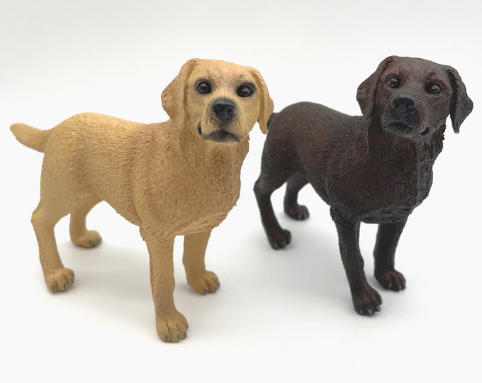 Miniature Labrador Retriever Dogs. Statue Toy Models. - Etsy