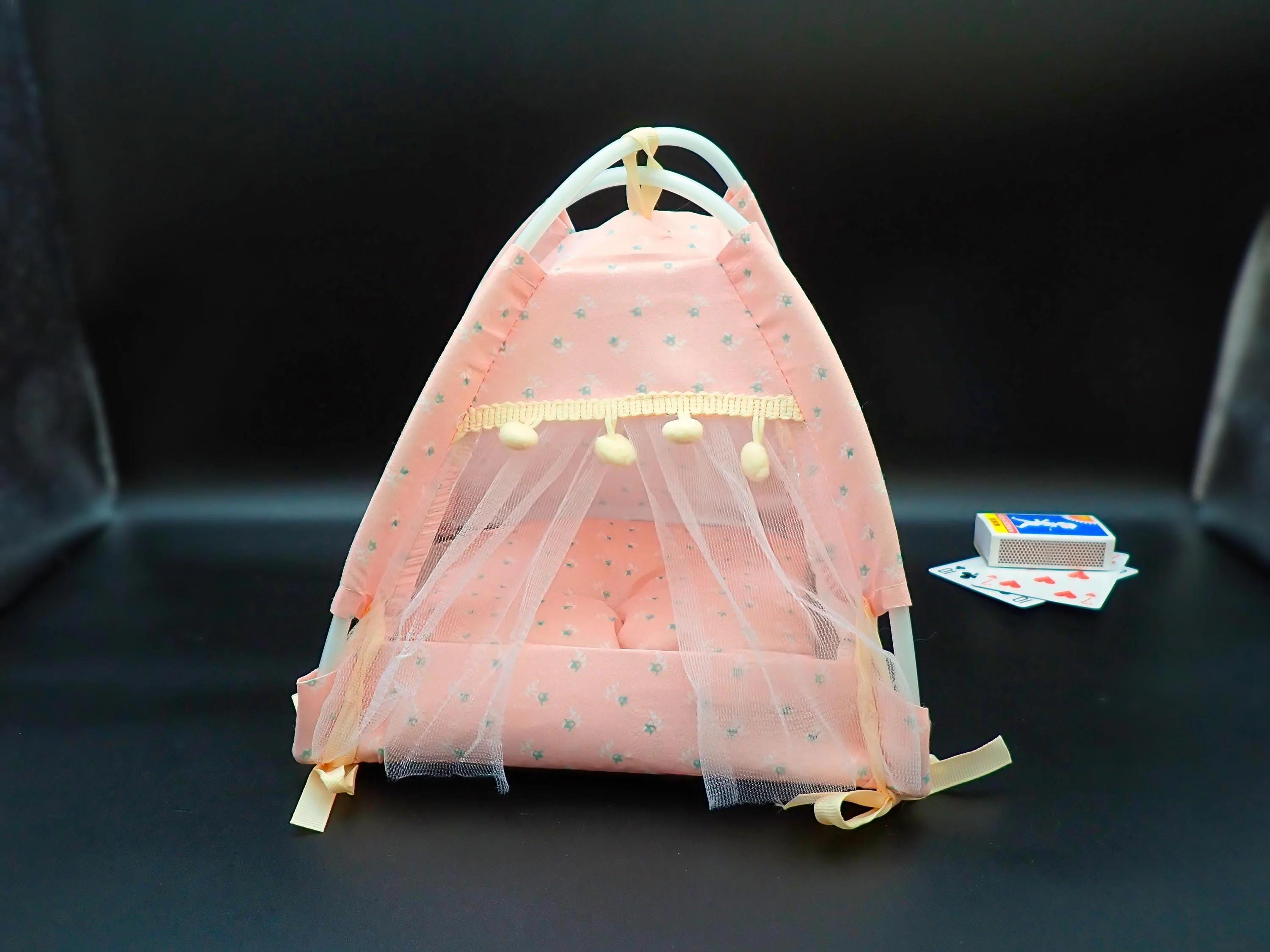 Tente Miniature 1:12 Pour Maison De Poupée - Décoration Neuve - Échelle Précise