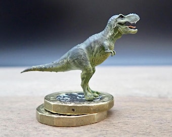Miniature T-Rex Dinosaur. Painted or Unpainted. 0.9 inches tall