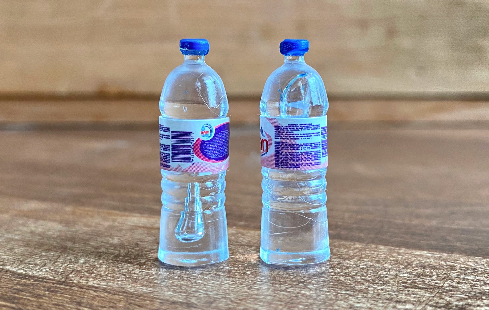 112 Scale Miniature Evian Water Bottles Kitchen Accessory Etsy