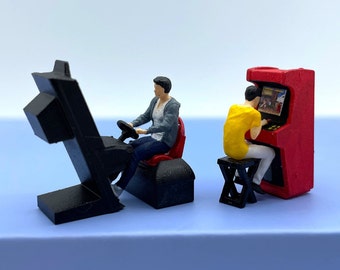 Miniature Gamers and Arcade Machines. Human Figures. 1:64 Scale